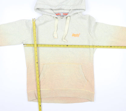 Womens UK Size L Superdry Beige Pullover Hoodie