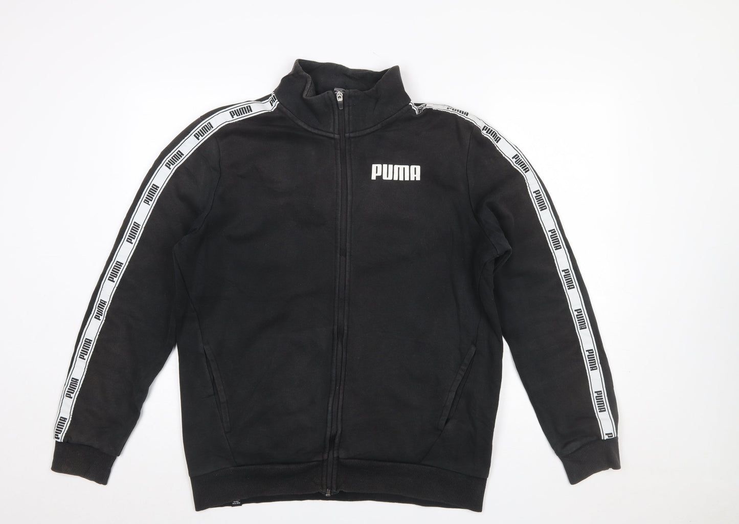 Mens UK Size M PUMA Black Full Zip Sweatshirt