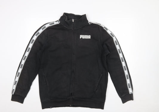Mens UK Size M PUMA Black Full Zip Sweatshirt