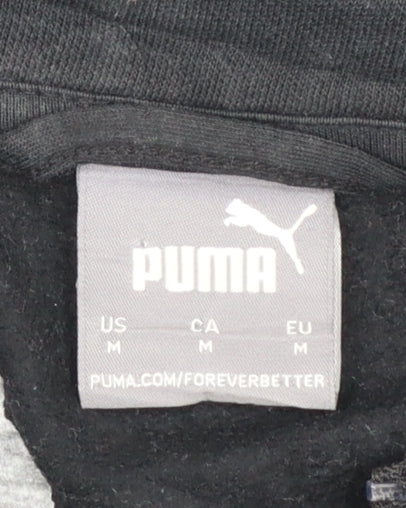 Mens UK Size M PUMA Black Full Zip Sweatshirt