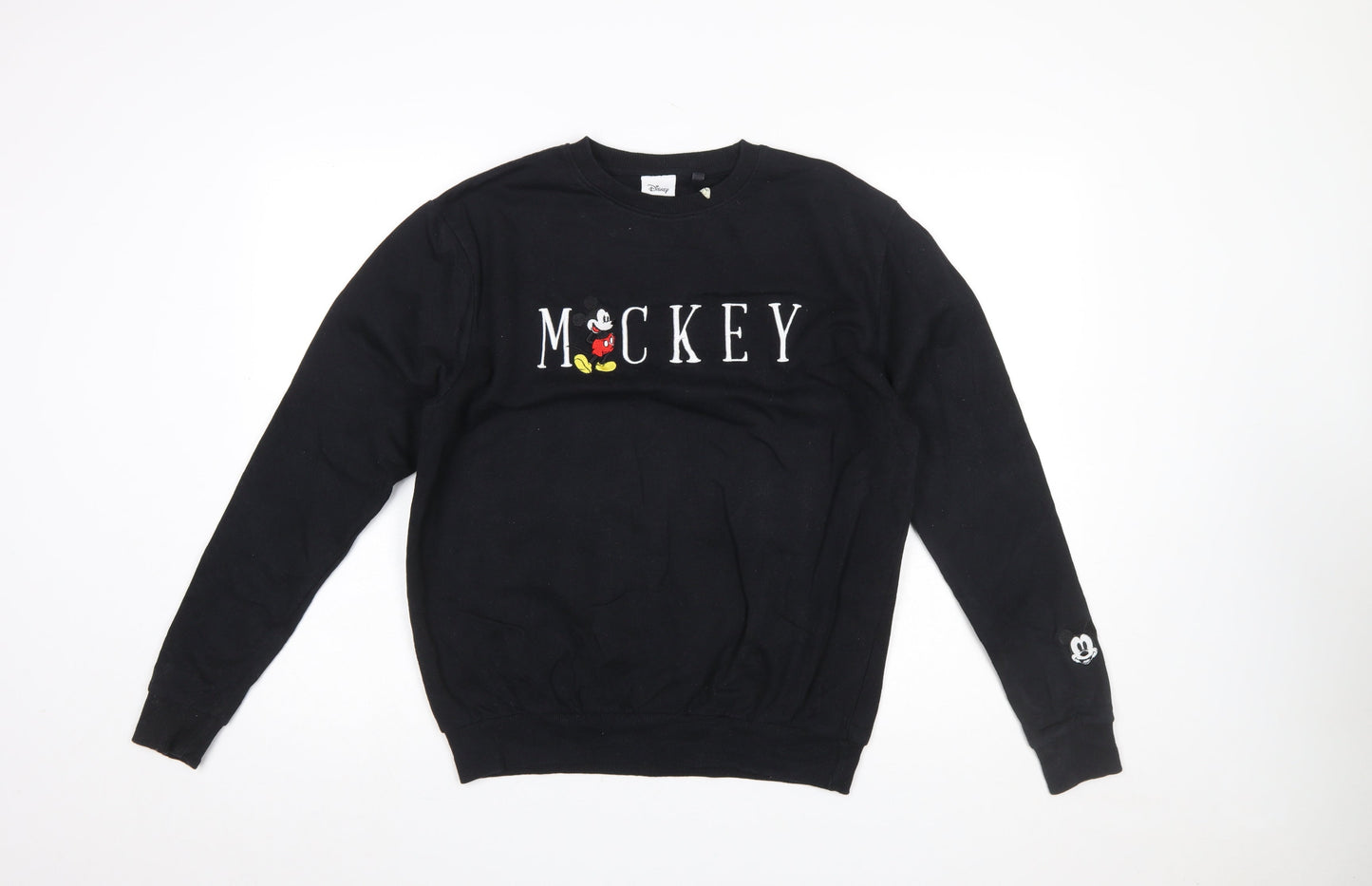Womens UK Size 8 Disney Black Pullover Sweatshirt