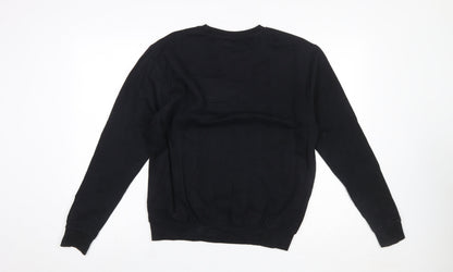 Womens UK Size 8 Disney Black Pullover Sweatshirt