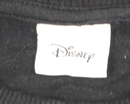 Womens UK Size 8 Disney Black Pullover Sweatshirt