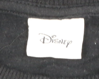 Womens UK Size 8 Disney Black Pullover Sweatshirt