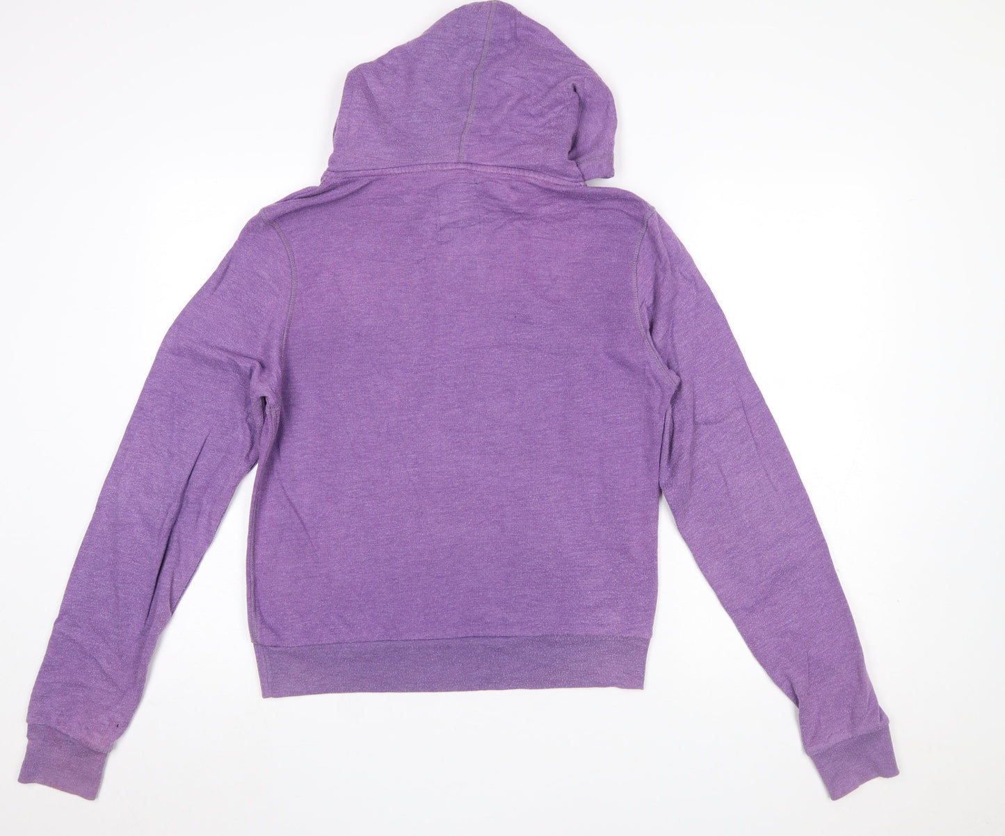 Womens UK Size L Superdry Purple Pullover Hoodie