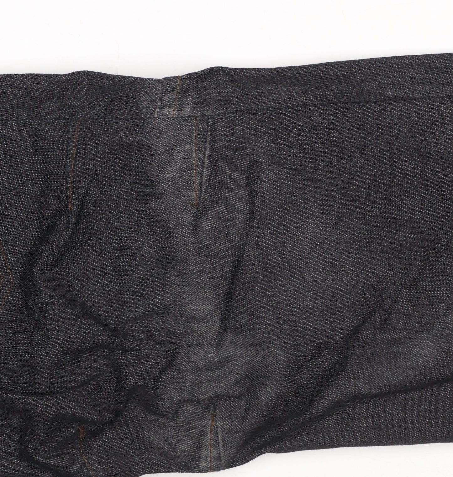 Mens UK Size 32 ULTRAMAGNETIC Regular Fit Straight Black Jeans