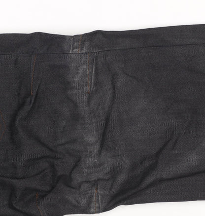 Mens UK Size 32 ULTRAMAGNETIC Regular Fit Straight Black Jeans
