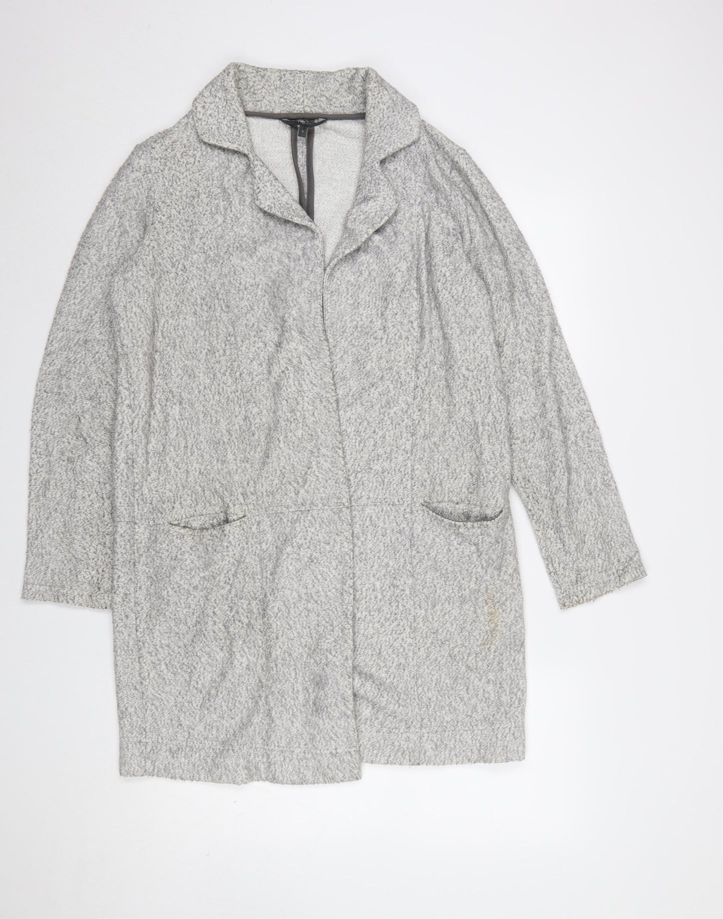 Womens UK Size 8 NEXT Grey Cardigan Jumper