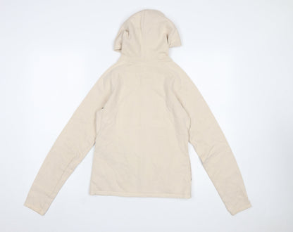 Womens UK Size 8 Oasis Beige Full Zip Hoodie