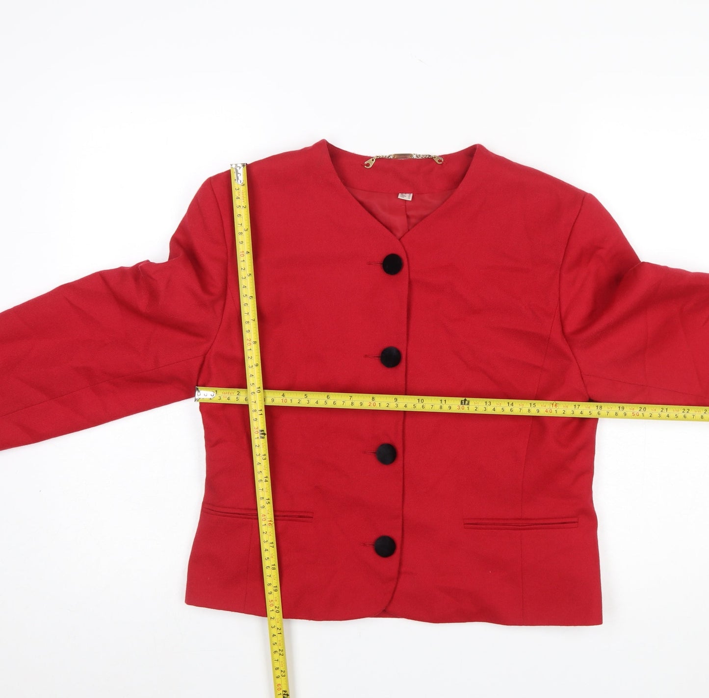 Womens UK Size 12 First Avenue Regular Red Blazer