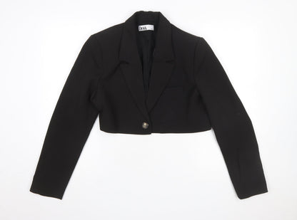 Womens UK Size M Boa Regular Black Blazer