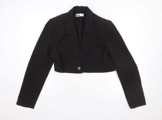 Womens UK Size M Boa Regular Black Blazer