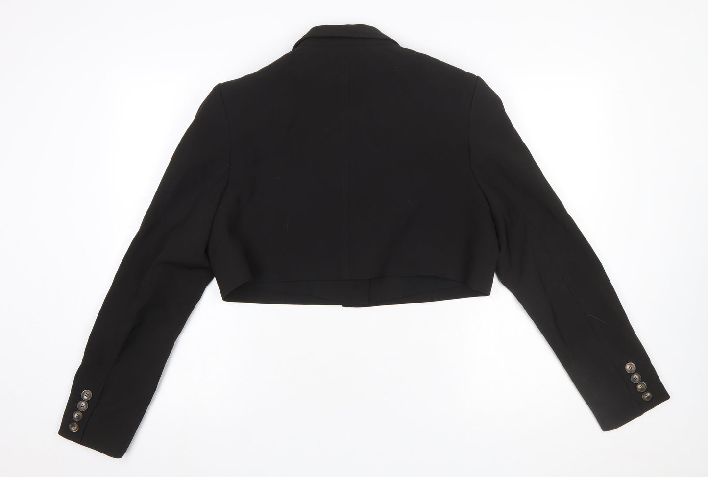 Womens UK Size M Boa Regular Black Blazer