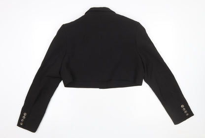 Womens UK Size M Boa Regular Black Blazer