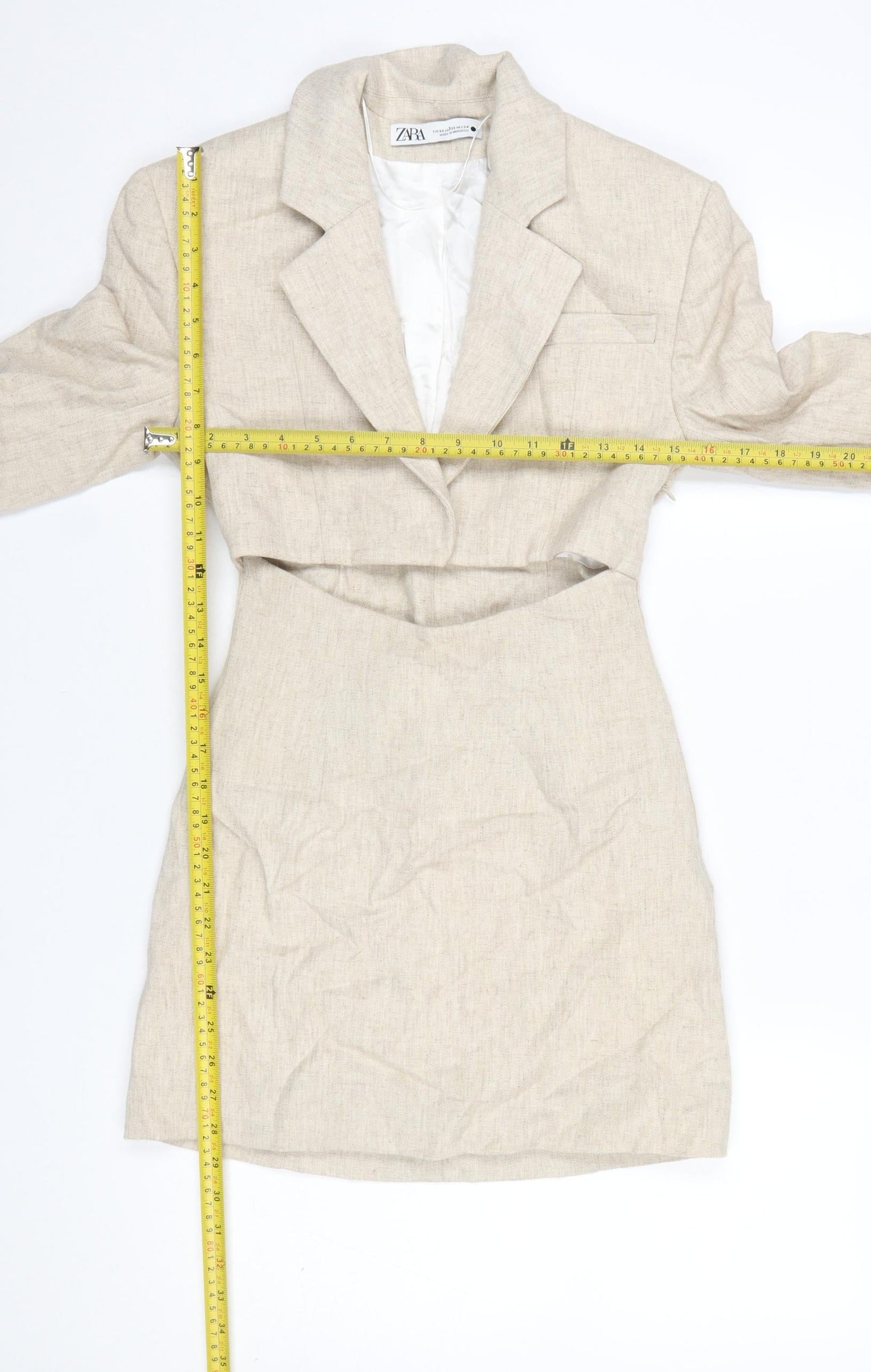 Womens UK Size XS Zara Jacket Dress