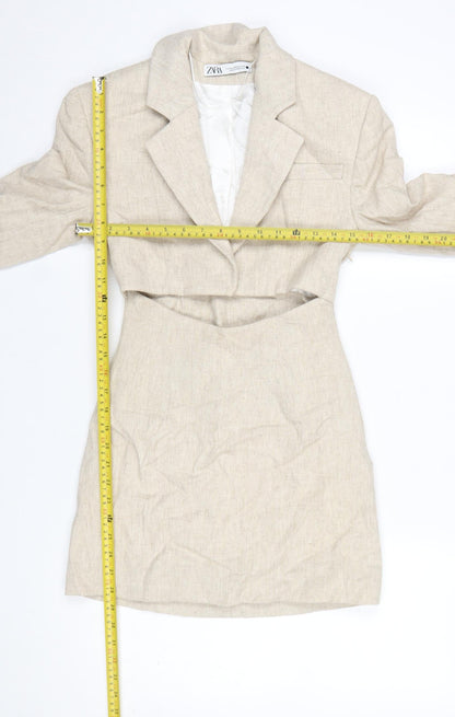 Womens UK Size XS Zara Jacket Dress