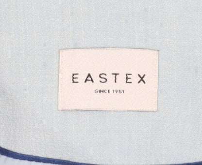Eastex Women Blue Classic Linen Blend Suit Jacket UK 16