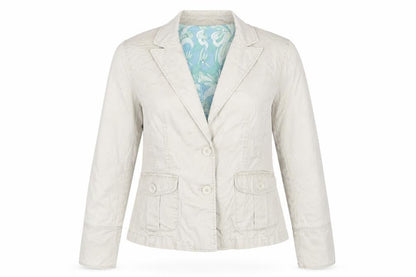 Womens UK Size 14 Jasper Conran Jeans Regular Beige Suit Jacket