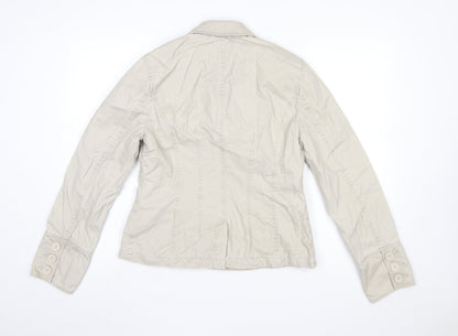 Womens UK Size 14 Jasper Conran Jeans Regular Beige Suit Jacket
