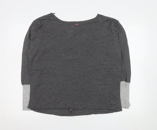 Womens UK Size S NEXT Grey Basic T-Shirt