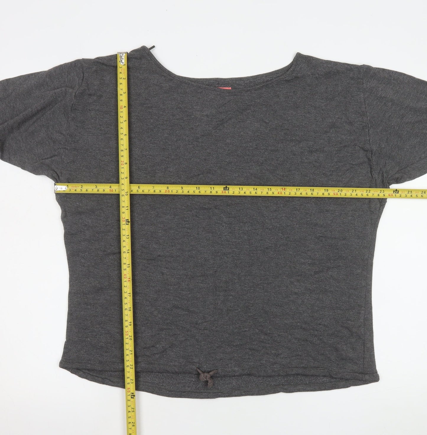 Womens UK Size S NEXT Grey Basic T-Shirt