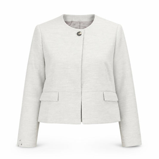 Womens UK Size XL Mango Regular Beige Suit Jacket