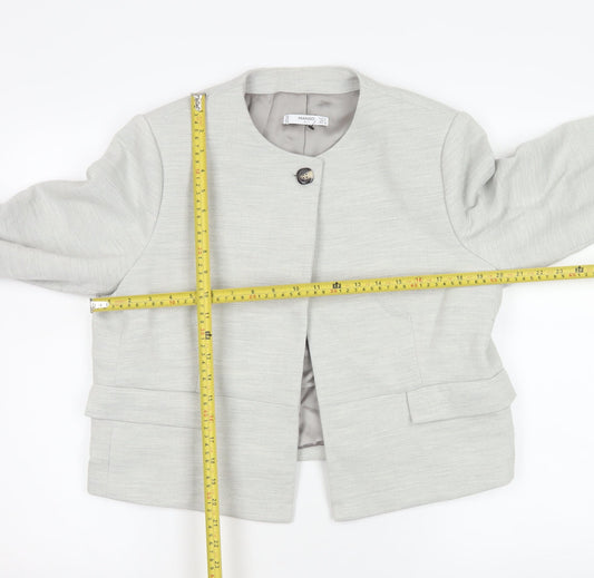 Womens UK Size XL Mango Regular Beige Suit Jacket