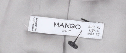 Womens UK Size XL Mango Regular Beige Suit Jacket