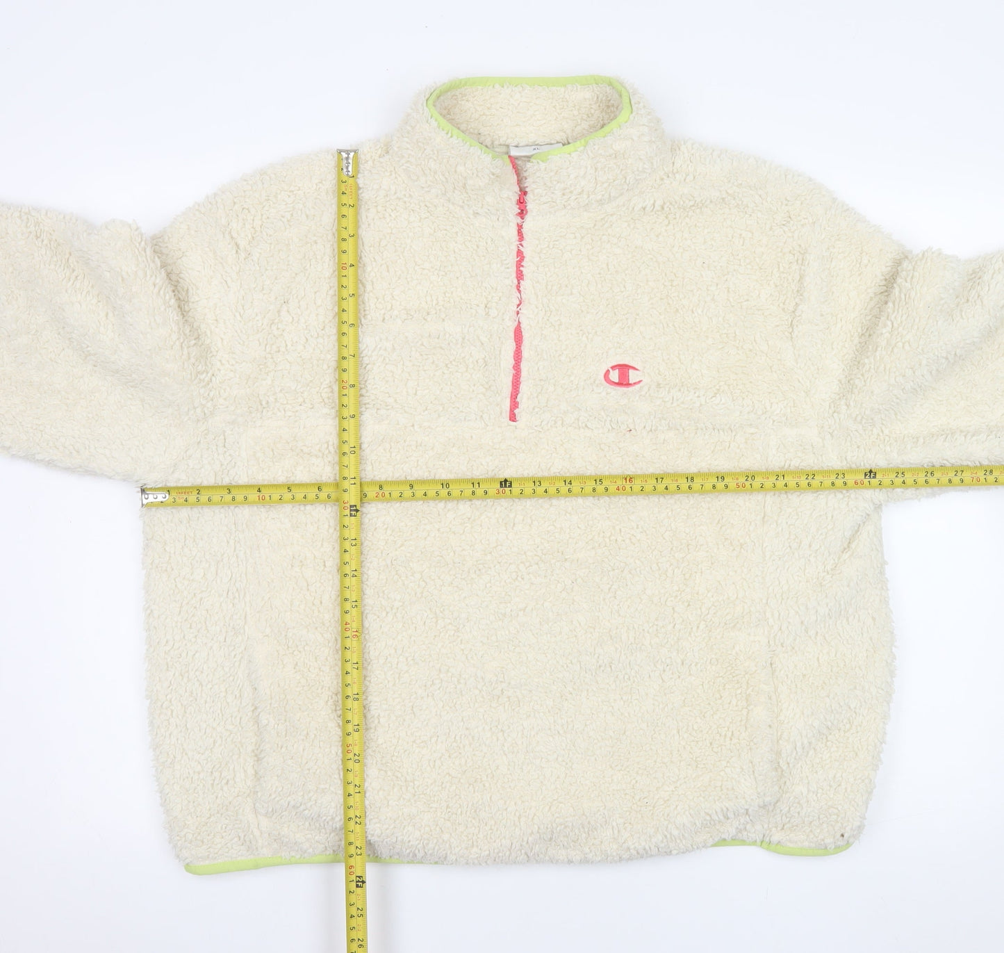 Womens UK Size XL Champion Beige Pullover Sweatshirt