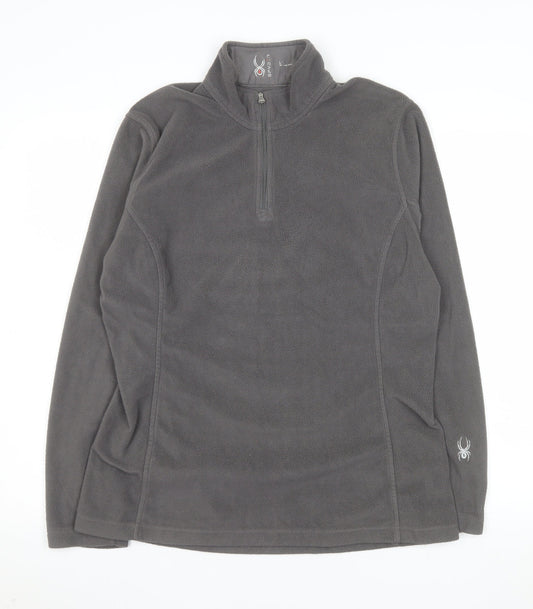 Womens UK Size L Spyder Grey Pullover Sweatshirt