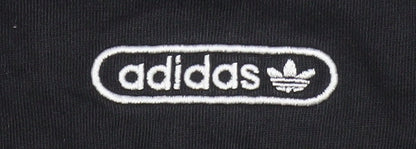 Adidas Men's Black XL Crew Neck Short Sleeve Cotton T-Shirt
