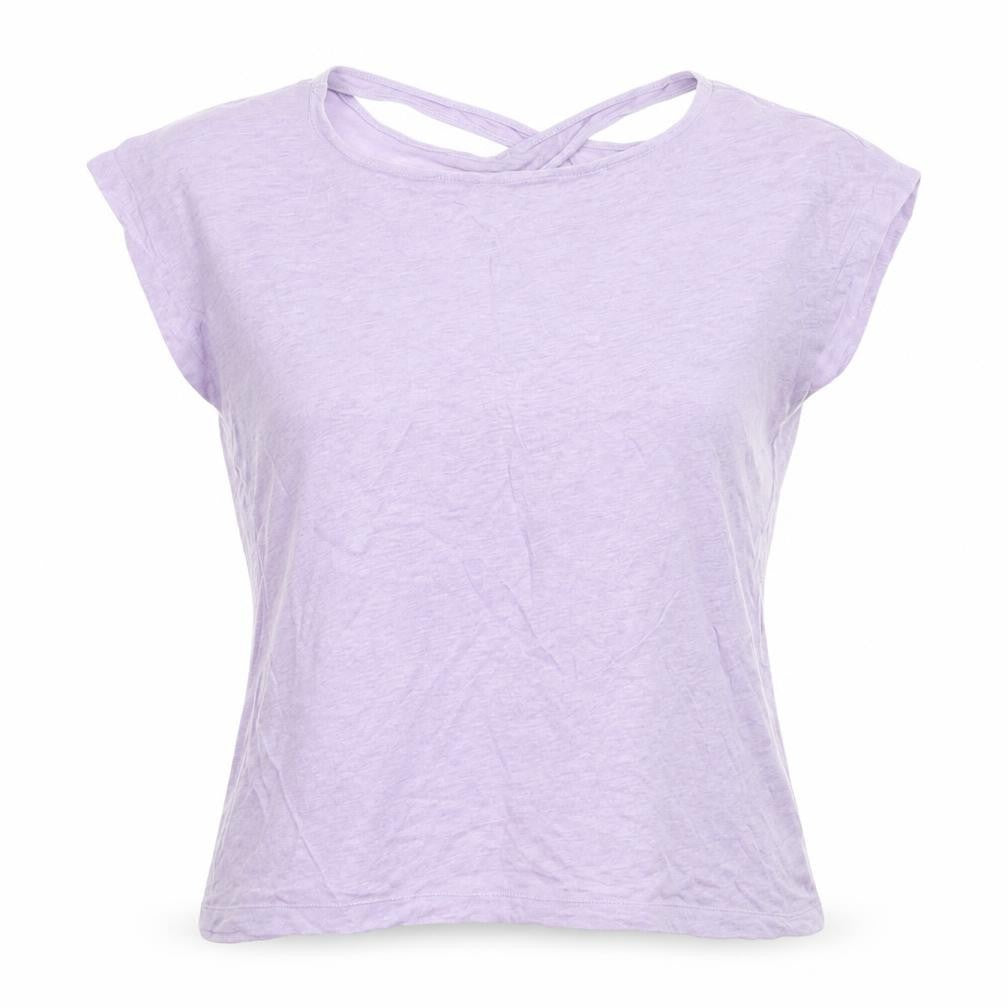 Womens UK Size S Mint Velvet Purple Basic T-Shirt
