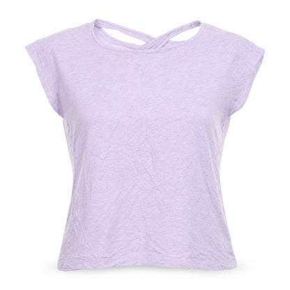 Womens UK Size S Mint Velvet Purple Basic T-Shirt