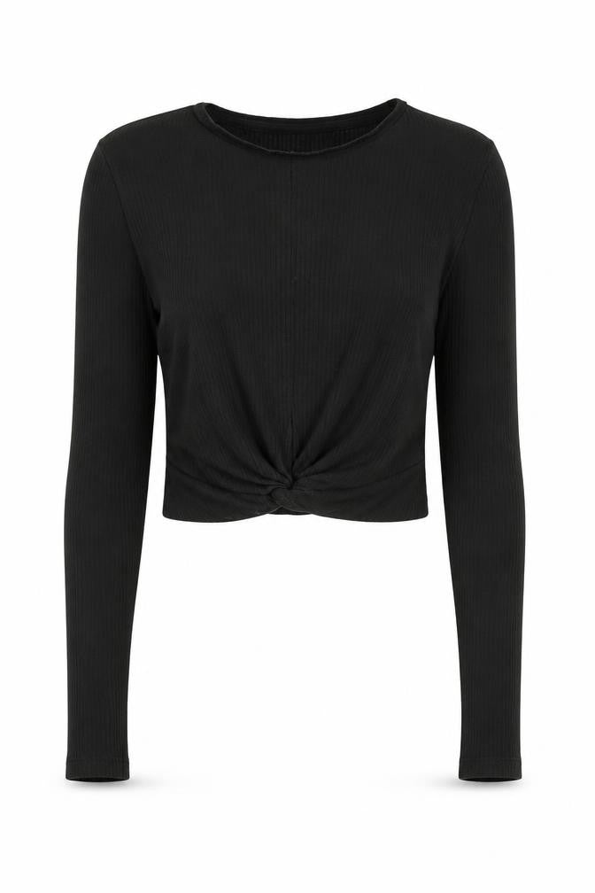 Womens UK Size S Noisy may Black Cropped T-Shirt