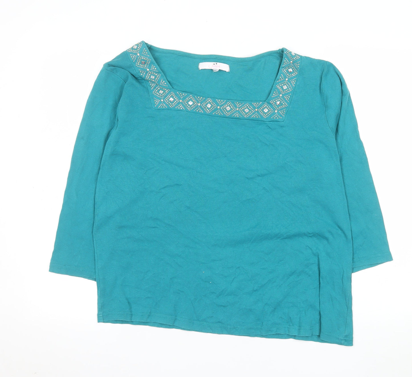 Womens UK Size 18 Julipa Blue Basic Blouse