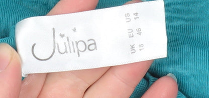 Womens UK Size 18 Julipa Blue Basic Blouse