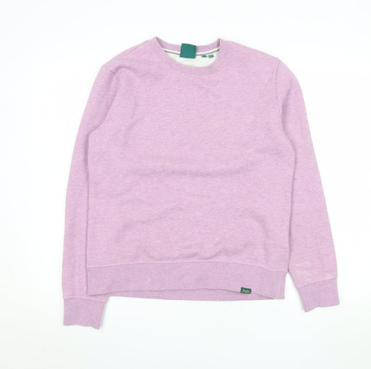 Womens UK Size 10 Superdry Pink Pullover Sweatshirt