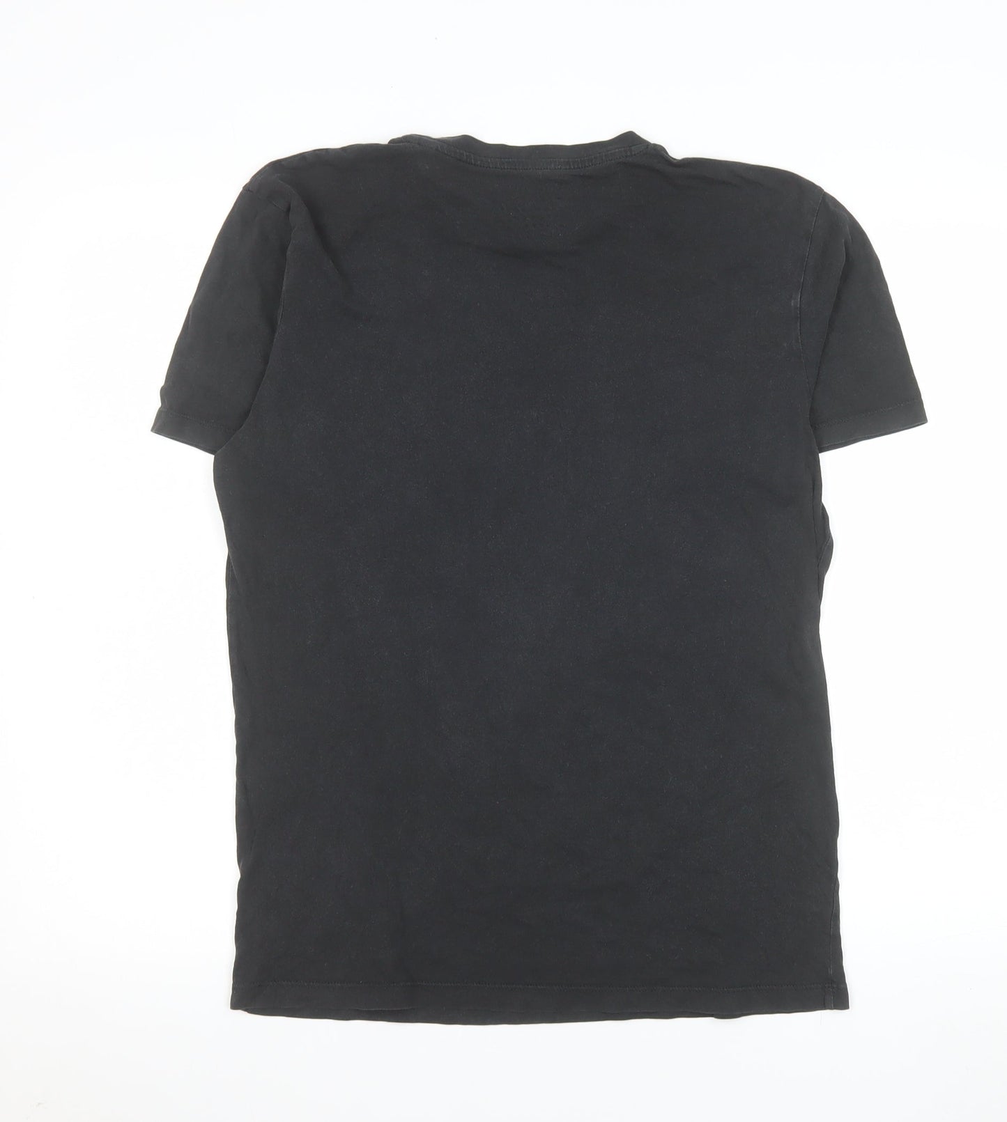 Mens UK Size S JACK & JONES Black  T-Shirt