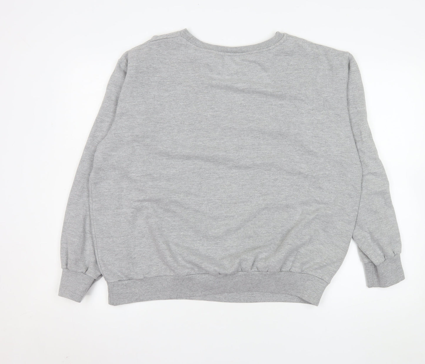 Womens UK Size 14 Disney Grey Pullover Sweatshirt