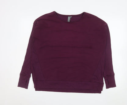 Womens UK Size S Sweaty Betty Purple Pullover Sweatshirt