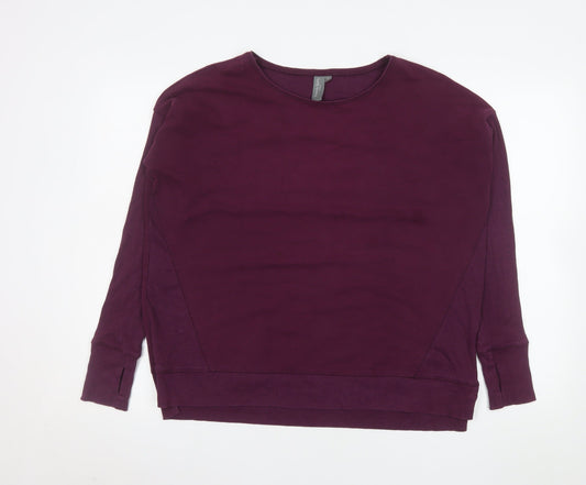 Womens UK Size S Sweaty Betty Purple Pullover Sweatshirt
