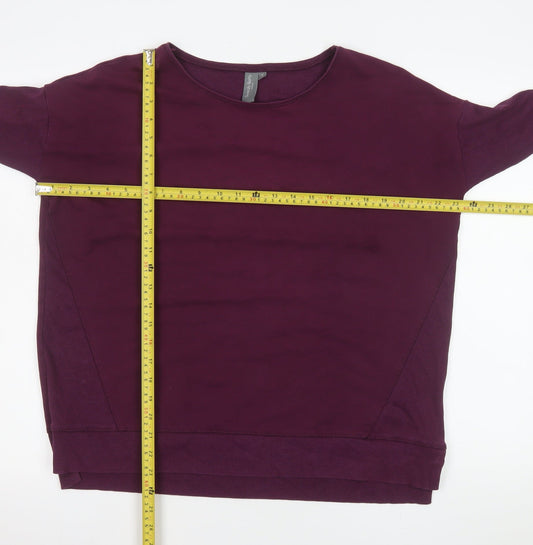 Womens UK Size S Sweaty Betty Purple Pullover Sweatshirt