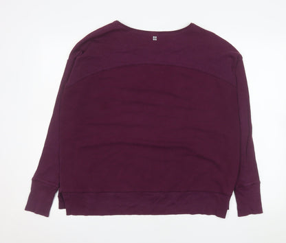 Womens UK Size S Sweaty Betty Purple Pullover Sweatshirt