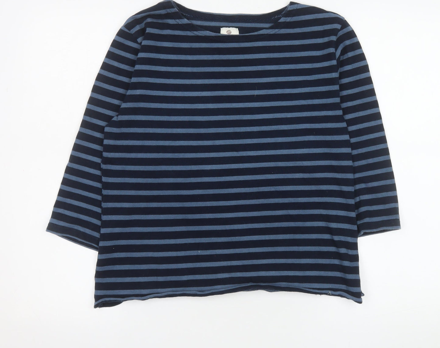 Womens UK Size 14 Mousqueton Blue Basic T-Shirt