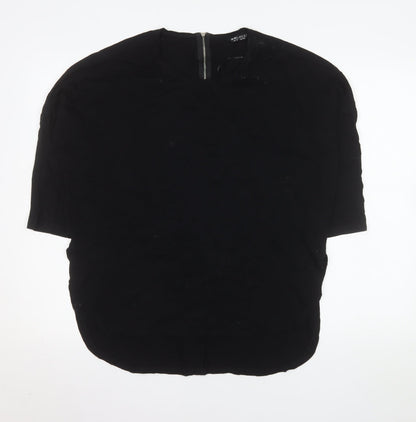 Womens UK Size 14 Select Black Basic Blouse
