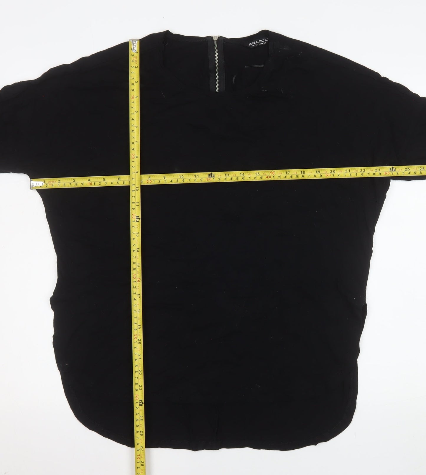 Womens UK Size 14 Select Black Basic Blouse