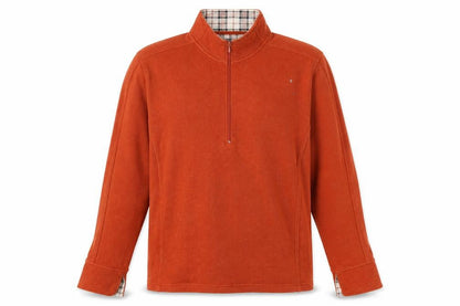 Mens UK Size L Orvis Orange Pullover Sweatshirt