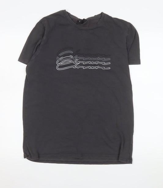 Mens UK Size L Closure London Black  T-Shirt