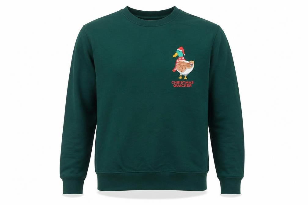 Mens UK Size S Marks and Spencer Green Pullover Sweatshirt