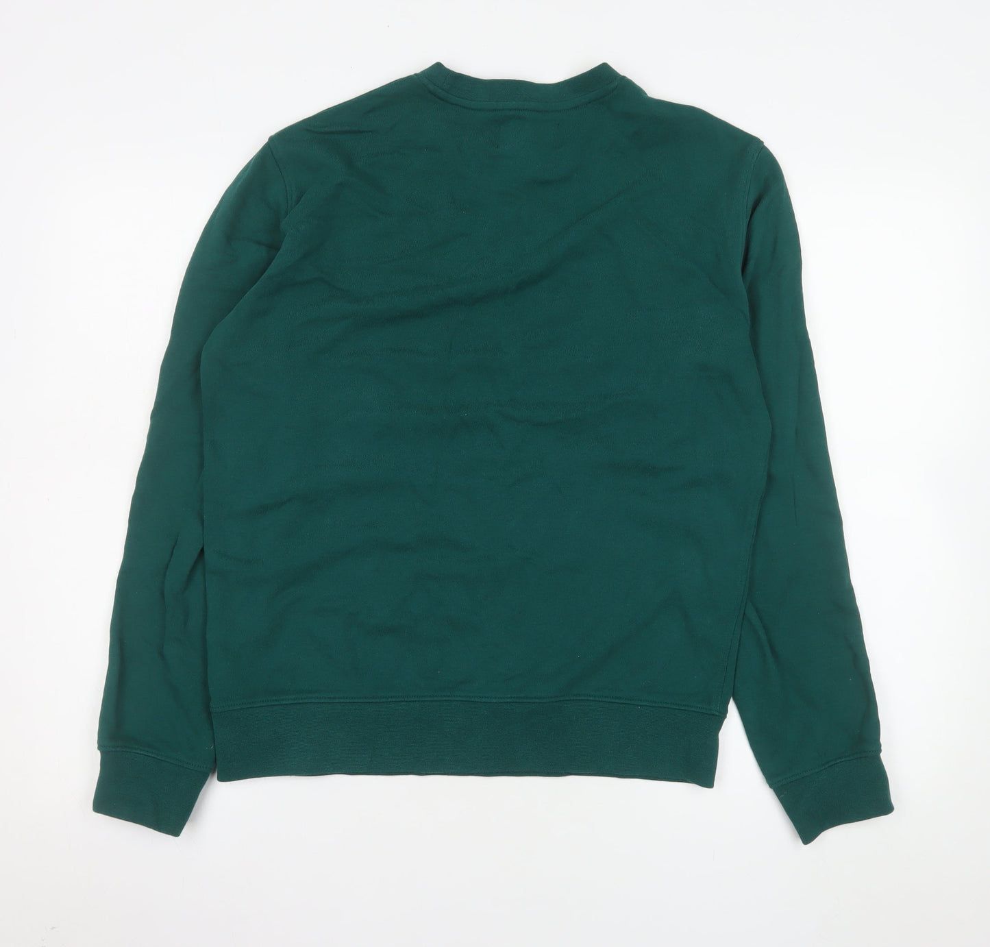 Mens UK Size S Marks and Spencer Green Pullover Sweatshirt